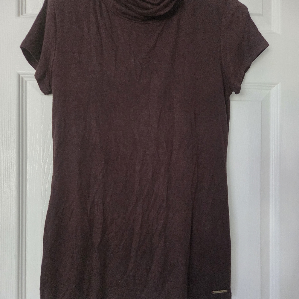 Michael Kors Dark Brown Cowl Neck Sweater